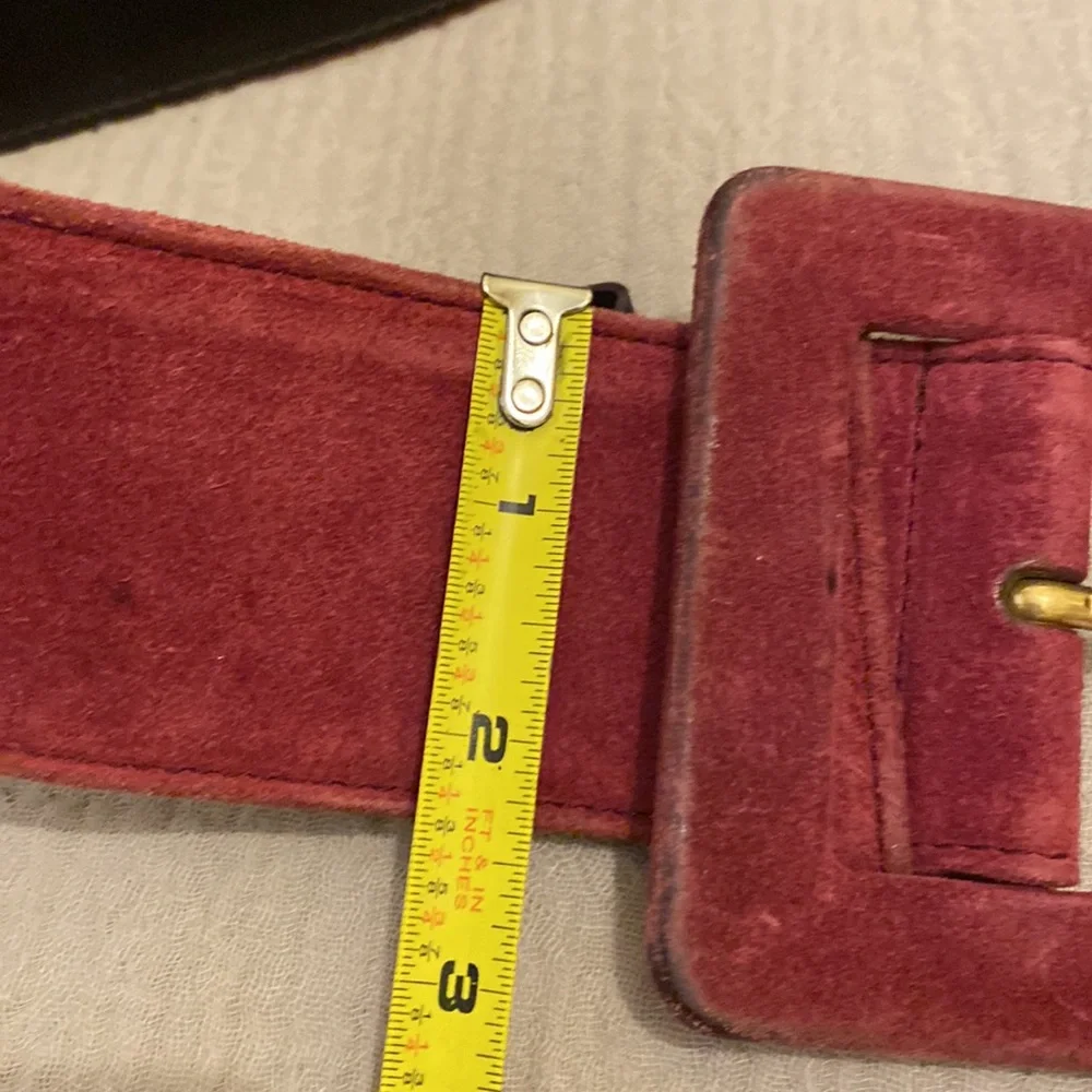 Yves Saint Laurent Vintage Suede Belt